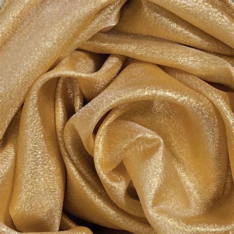 gold shimmer fabric